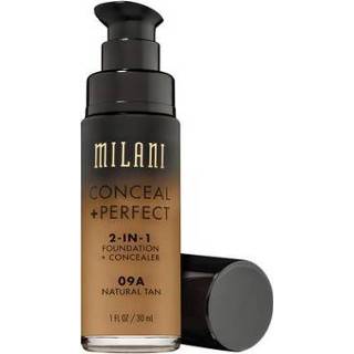 👉 Concealer Milani Conceal + Perfect 2in1 Foundation 09A Natural Tan 30 ml 717489701099