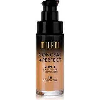 👉 Concealer Milani Conceal + Perfect 2in1 Foundation 10 Golden Tan 30 ml 717489700108