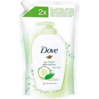 Donkergroen Dove Cucumber & Green Tea Caring Hand Wash Refill 500 ml 8717163097700