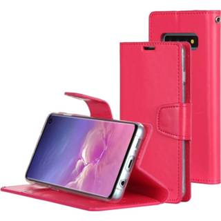 👉 Lederen case rood KWIK GOOSPERY SONATA DIARY horizontaal Flip voor Galaxy S10 met houder & kaartsleuven portemonnee (rood) 8006404955399