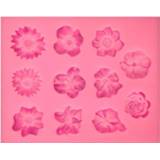 👉 Taart roze 2 stuks fondant siliconen mal chocolade DIY trompet bloem zon bloembakken decoratie (roze) 8226890370616
