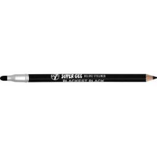👉 Oogpotlood gel zwart W7 Super Deluxe Eyeliner Pencil Blackest Black 1 st 5060083161680