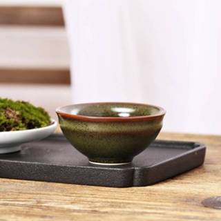 👉 Beker keramische kiln transmutatie Thee handgemaakte Kungfu kom (platte Cup) 8226890385030