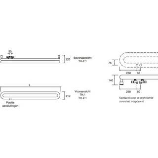 👉 Design radiatoren x l wit Instamat Tubone H designradiator horizontaal 21 150 cm (H L) dubbele buis
