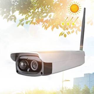 👉 Wit VESAFE VS-Y3 outdoor HD 1080P zonne-energie beveiliging IP-camera ondersteuning bewegingsdetectie & PIR Wake up IP66 waterdicht (wit) 6922089017547