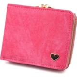 👉 Clutch rood rose vrouwen mini lederen kaarthouder korte portemonnee (Rose Red) 8226890096226