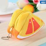 👉 Portemonnee oranje pluche vrouwen Schattig fruit cadeau Coin Purse vrouwelijke tas (oranje) 8226890145092