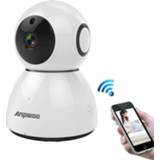 👉 Wit Anpwoo Snowman 1080P HD WiFi IP-camera ondersteuning bewegingsdetectie & infrarood nachtzicht TF-kaart (Max 64GB) (wit) 6922473839854