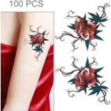 👉 Rose S-167 100 pc's Halloween terreur waterdicht realistische tatouage Sticker 6922703406566