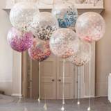 👉 Ballon transparante transparant 36 inch ronde kleurrijke Confetti bruiloft Arrangement grote Ballons decoratie bal Boom willekeurige kleur levering 6922926727820