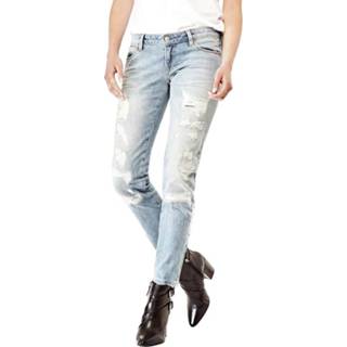👉 Skinny jeans vrouwen lichtblauw Met Slijtageplekken 7613359408316