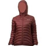 👉 Lowland donsjack Optimum Hoody nylon dames bordeaux maat XL