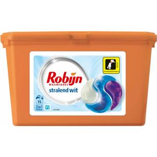 👉 Wasmiddel wit active Robijn 3-in-1 Capsules Stralend 15 stuks 8710847917462