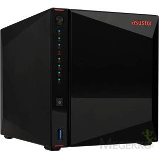 👉 Zwart Asustor Nimbustor 4 Ethernet LAN Desktop NAS 4710474831203