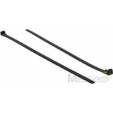 👉 Kabelbinder zwart nylon DeLOCK 18758 Releasable cable tie 100stuk(s) 4043619187584