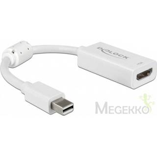 👉 DisplayPort wit DeLOCK 63935 kabeladapter/verloopstukje Mini HDMI 4043619639359