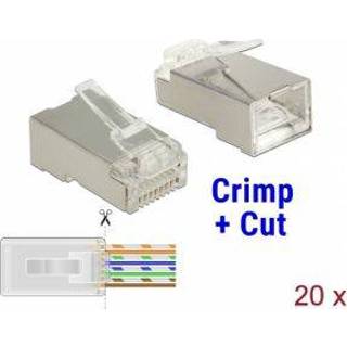 👉 Kabelver binder transparant DeLOCK 86454 kabel-connector RJ-45 4043619864546