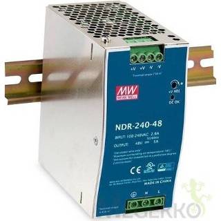 👉 Netvoeding groen zilver Digitus DN-PWR24048 power supply unit 240 W Groen, 4016032454908