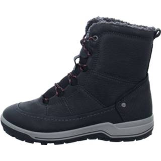 👉 Snowboots buitenmateriaa leer vrouwen basaltgrijs