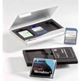 👉 Aluminium zilver Durable Memory Card Box geheugenkaartdoosje 5 kaarten 4005546504889
