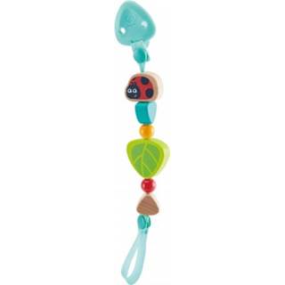 👉 Fopspeenketting hout junior multicolor Hape lieveheersbeestje 20,5 cm 6943478025028