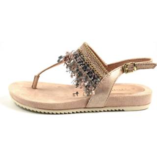 👉 Slippers Buitenmateriaa Textiel vrouwen rosé Teenslipper