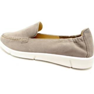 👉 Moccasins buitenmateriaa leer vrouwen taupe Mocassins