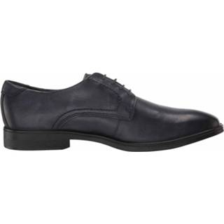 👉 Veterschoenen donkerblauw male buitenmateriaa leer Veterschoen 'Melbourne'