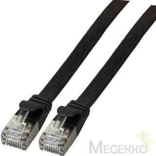 👉 Netwerkkabel zwart PVC EFB Elektronik U/FTP Cat.6A 1.5m (STP) Cat6a 4049759150853
