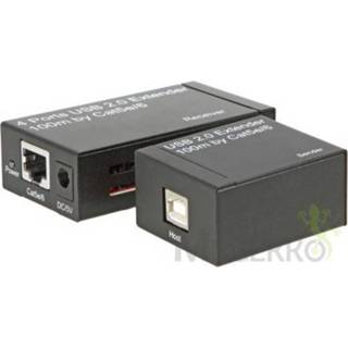 👉 Zwart EFB Elektronik EB2104 netwerkextender Network transmitter & receiver 4049759134389