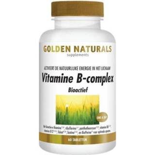 👉 Vitamine Golden Naturals B-complex Bioactief (60 tabletten) 8718164647581
