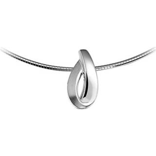 👉 Hanger zilver active Gepolijste met Matte Druppelvormige van
