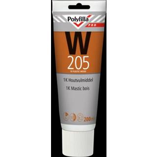 👉 Houtvulmiddel Polyfilla Pro W205 1K - 200 ml