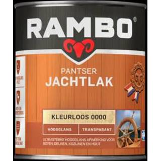 Jachtlak transparant Rambo Pantser Hoogglans