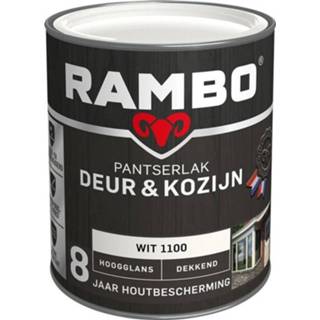 👉 Kozijn wit Rambo Pantserlak Deur & Hoogglans Dekkend - 750 ml