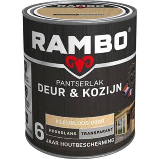 👉 Kozijn transparant Rambo Pantserlak Deur & Hoogglans - 750 ml Blank