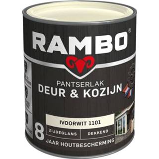 👉 Rambo Pantserlak Deur & Kozijn Zijdeglans Dekkend - 750 ml Wit