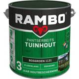 Rambo Pantserbeits Tuinhout Zijdeglans Dekkend - 2,5 liter Klassiek bruin