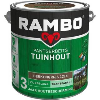 Rambo Pantserbeits Tuinhout Zijdeglans Transparant - 2,5 liter Teakhout