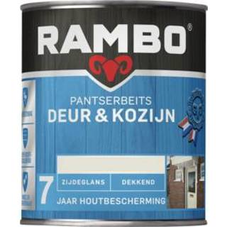 👉 Kozijn Rambo Pantserbeits Deur & Zijdeglans Dekkend 2,5 liter - RAL 9010