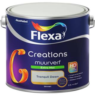 👉 Muurverf transparant Flexa Creations extra mat Tranquil Dawn 2,5 liter 8711113139557