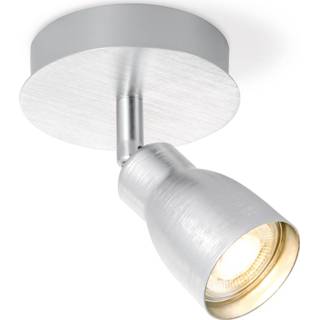 👉 Opbouwspot aluminium binnen modern wand Home sweet LED Alba Ø 11,5 cm - 8718808121347