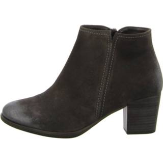 👉 Enkellaarzen buitenmateriaa leer vrouwen antraciet Enkellaarsjes 4054452507200