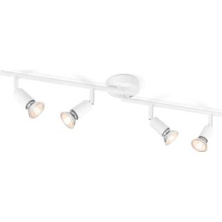 👉 Opbouwspot modern binnen zand wit wand metaal Home sweet LED Basa 4 lichts ↔ 70 cm - 8718808097680