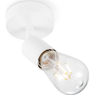 Opbouwspot wit glas Home sweet Mello 1 lichts - 8718808191081