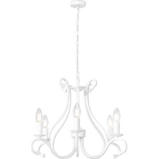 👉 Hanglamp wit Home sweet Liva 5 lichts - 8718808139199