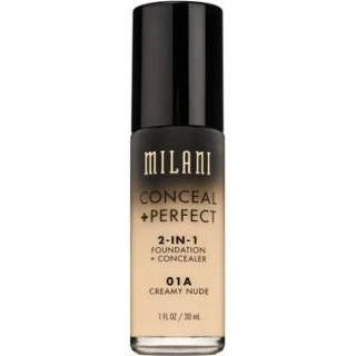 👉 Concealer Milani Conceal + Perfect 2in1 Foundation 01A Creamy Nude 30 ml 717489701013