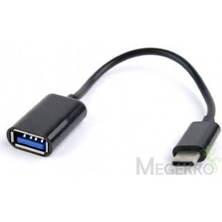 👉 Gembird AB-OTG-CMAF2-01 kabeladapter/verloopstukje USB Type-C USB Type-A Zwart