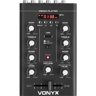 Active Vonyx STM500BT 2-kanaals mixer met Bluetooth en mp3 speler 8715693303308