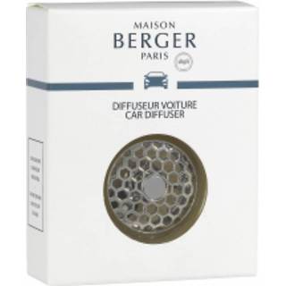 Autoparfum Diffuser Car Honey Comb Chrome zilver staal Diffuser zilver staal Autoparfum Car Honey Comb Chrome